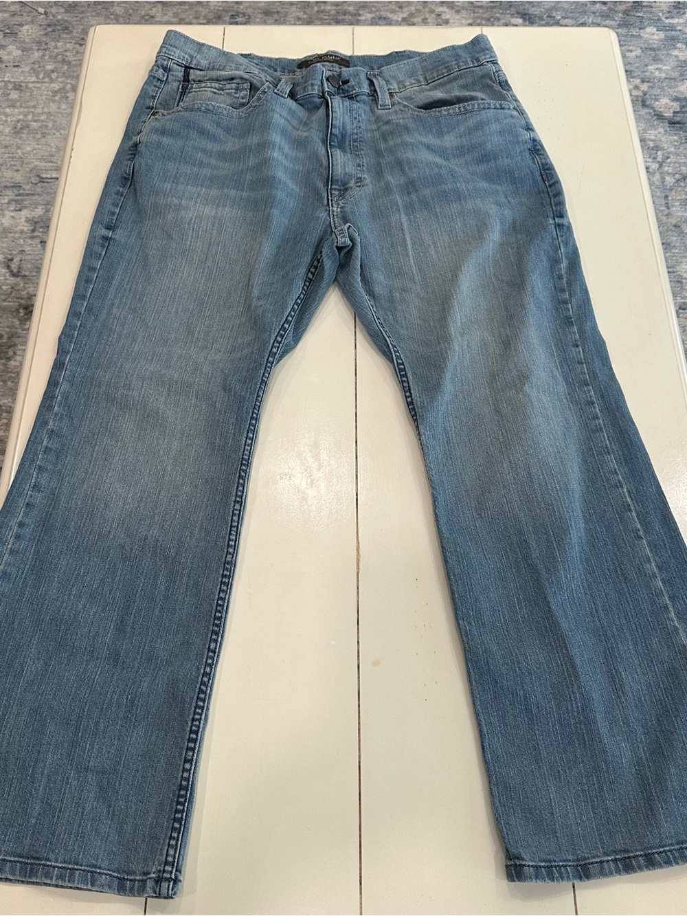 Cody James size 38/29” light wash duke bootcut jeans